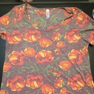 Lularoe floral Classic T